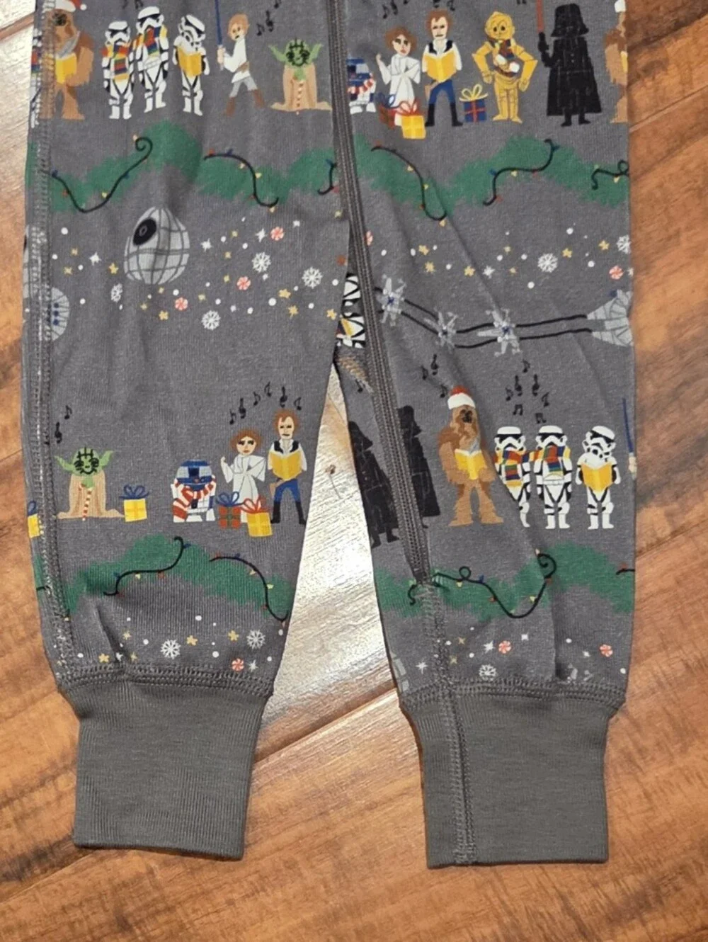 Hanna Andersson NWT 3-6 Months Star Wars Holiday One-piece Pj Romper